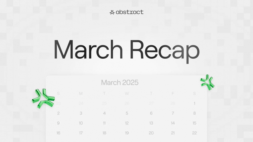 Abstract March Recap
