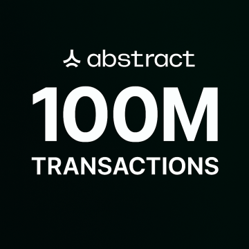 Abstract Hits 100M Transactions